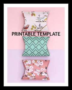 Pillow Box Printable Template - Diva Accessories N More