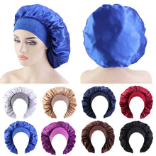 Load image into Gallery viewer, Extra Large Satin Long Sleep Cap for Dreadlocks