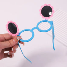 Load image into Gallery viewer, 2Pcs/Pack Vintage Kids Summer Bows Headband Round Sunglasses Children Sun Glasses Protection Glasses Baby Hair Accessories