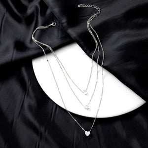 Layered Pendant Necklace Set