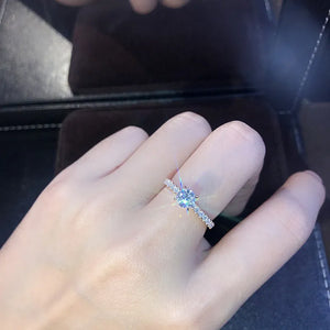 Crystal Ring Simplicity Elegant