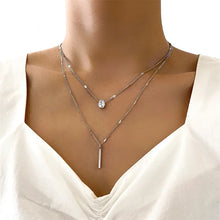 Load image into Gallery viewer, Layered Pendant Necklace Set