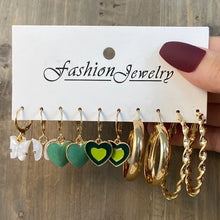 Load image into Gallery viewer, Trendy Colorful Earrings Set