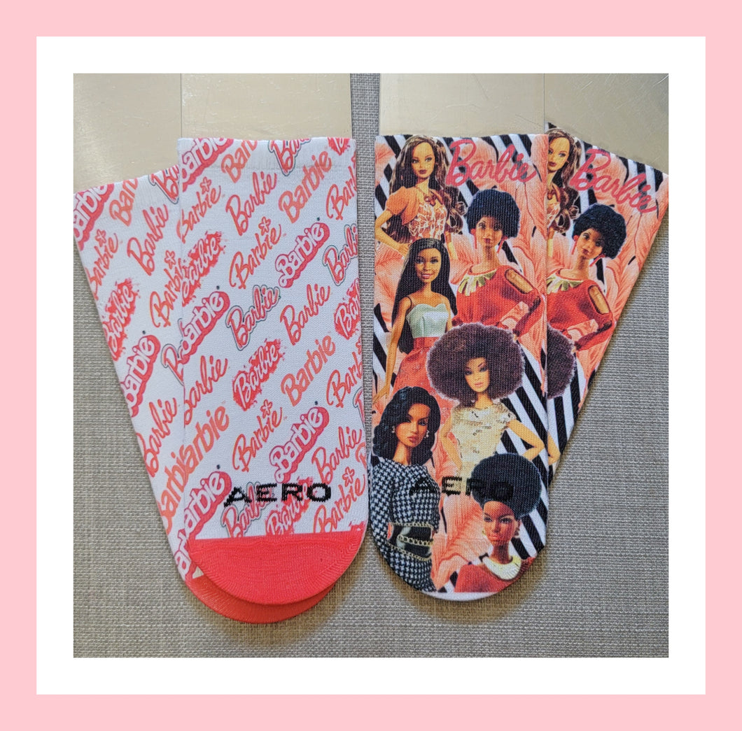 Womens Barbie Sock SET