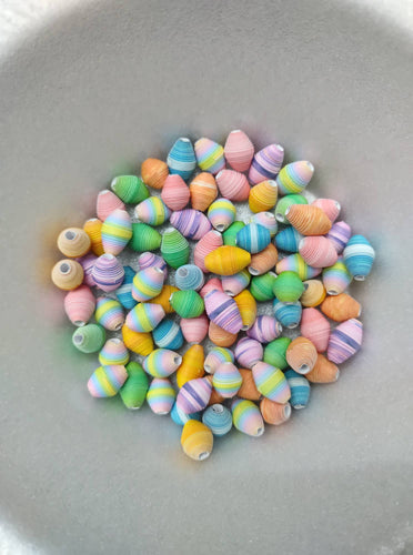 Pastel Paper bead Template PRINTABLE, DOWNLOAD