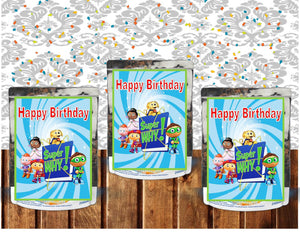 CapriSun juice Label Super Why, super readers boys, girl, printable, instant download, birthday, party favor, - Diva Accessories N More