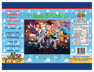 Toy Story 4 printable chip bag, DOWNLOAD ONLY - Diva Accessories N More