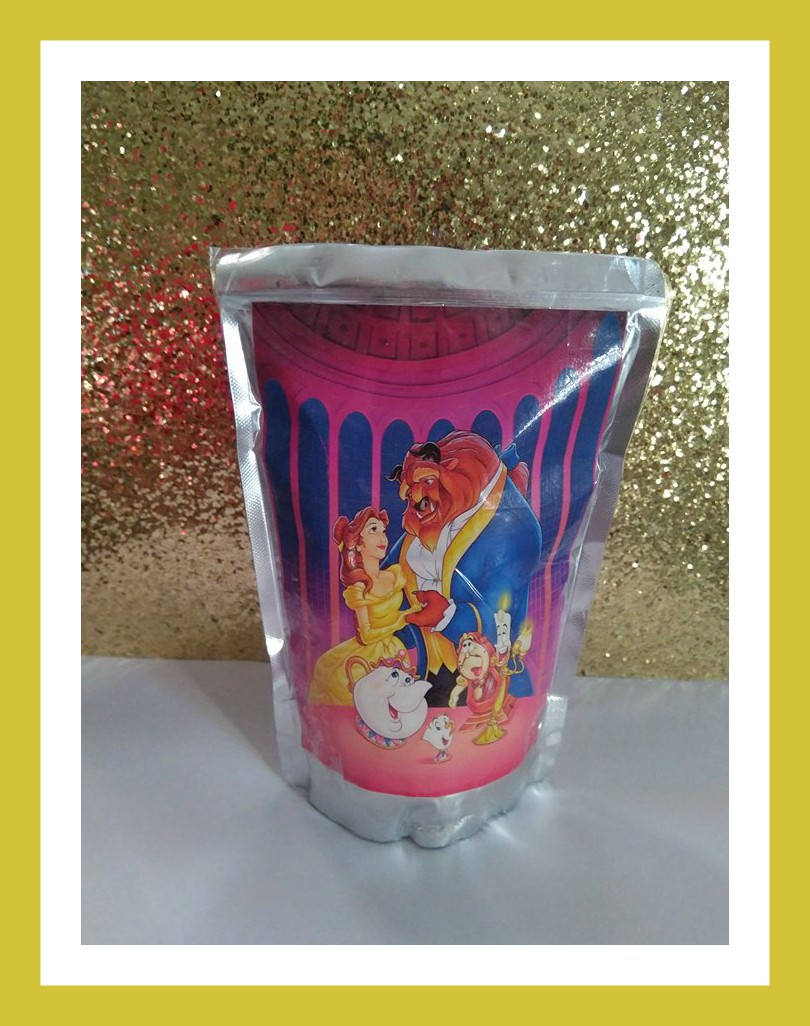 CapriSun juice Label Beauty and the Beast instant download, birthday party favor - Diva Accessories N More
