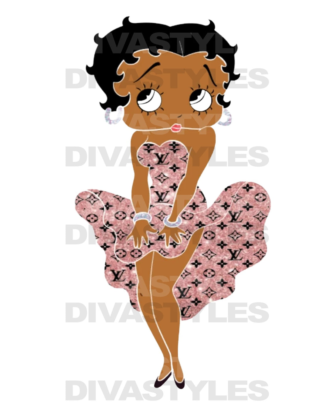 Betty Boop fashion PRINTABLE DOWNLOAD ONLY