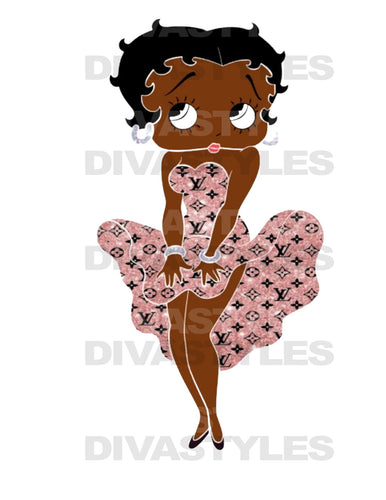 Betty Boop fashion PRINTABLE DOWNLOAD ONLY