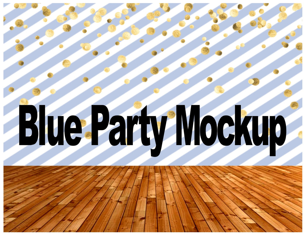 Mockup Template Blue Party - Diva Accessories N More