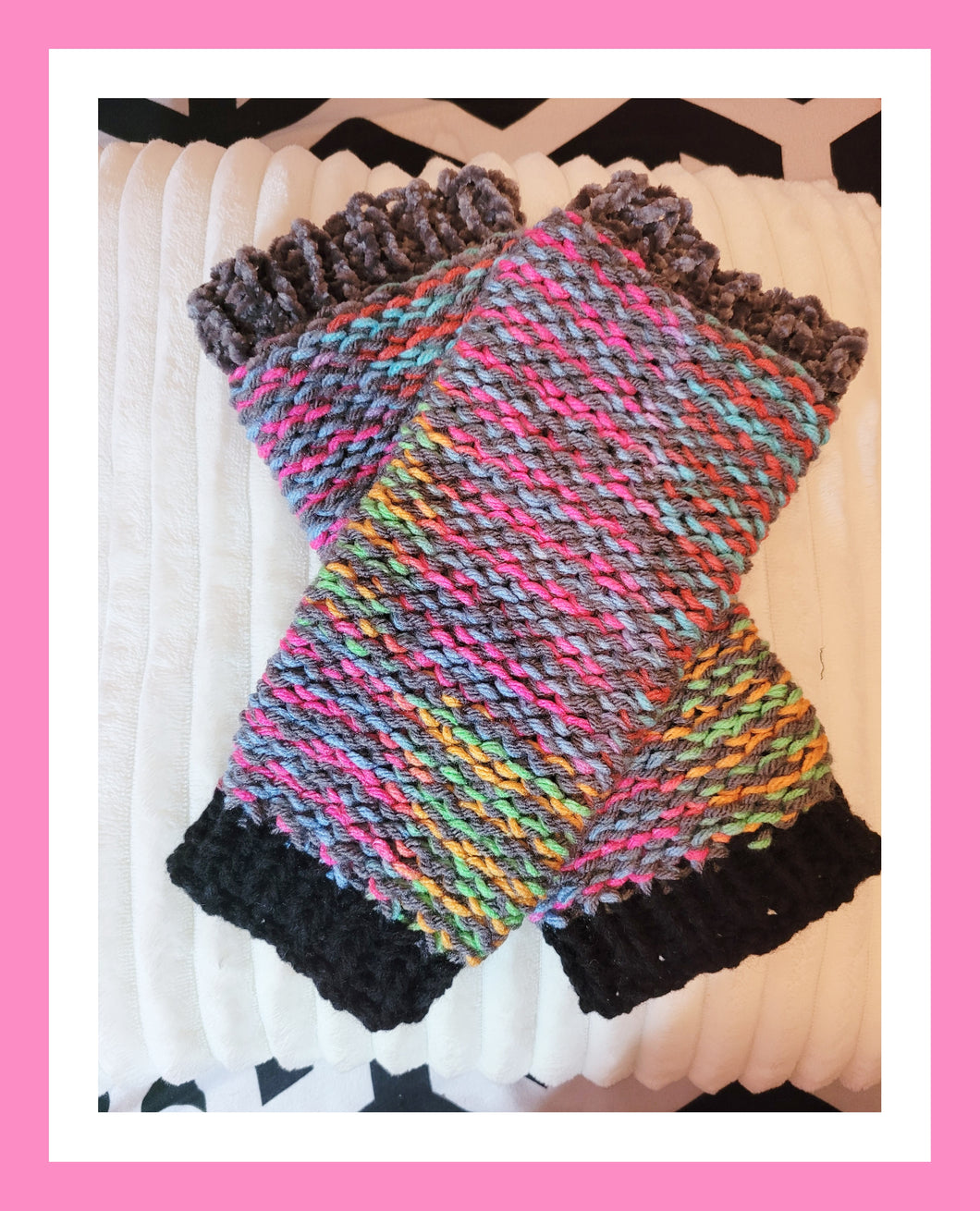 Multi Colored Leg Warmers