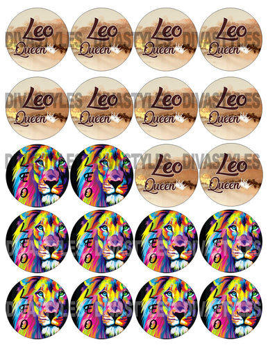 2 inch LEO PRINTABLE DOWNLOAD ONLY